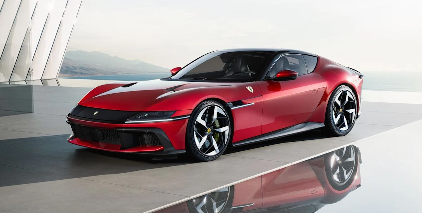 Ferrari’s First Electric Supercar Reveals a Radical Interior Direction