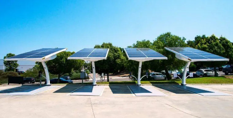 Solar-Powered EV Fast Charging Station Opens in California Desert