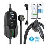 EVDANCE Level 2 NEMA 10-30 24A J1772 Portable EV Charger | ETL Certification