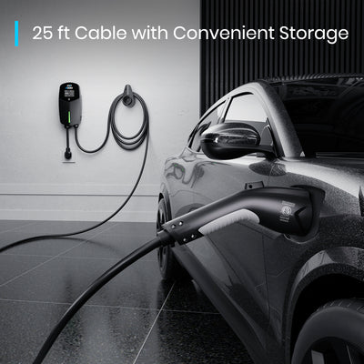 EVDANCE  Home Level 2 EV Charger J1772 Wall-mounted Hardwired In - 50A