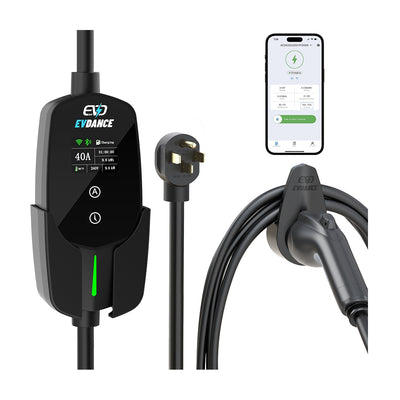 Chargeur EV portable EVDANCE niveau 2 NEMA 10-30 24A NACS 