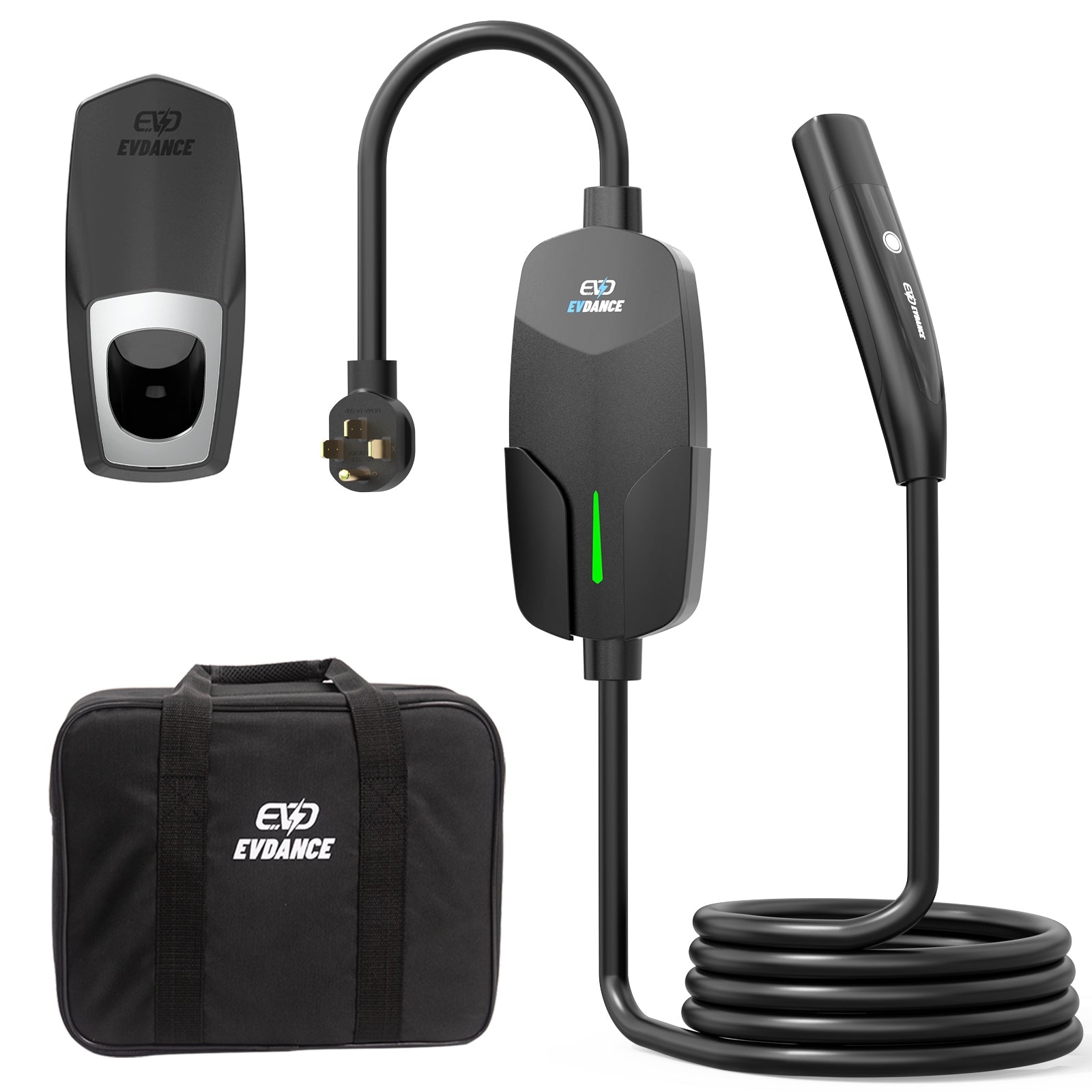 EVDANCE 240 V 40 A Tragbares 2-in-1-Ladegerät für Elektrofahrzeuge 
