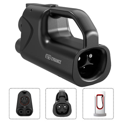 EVDANCE NACS to CCS Pulse Fusion Adapter with Interlock | 500A |Compatible with Tesla Superchargers