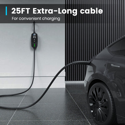 EVDANCE Flux Level 1 NEMA 5-15 Plug 12A NACS/Tesla Portable EV Charger