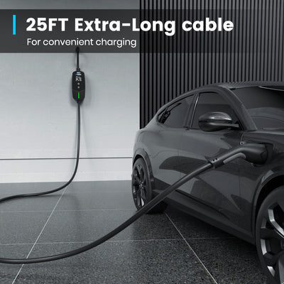 EVDANCE Flux Level 1 NEMA 5-15 Plug 12A J1772 Portable EV Charger