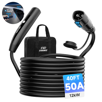 EVDANCE 50A Tesla EV Charging Extension Cable/Cord
