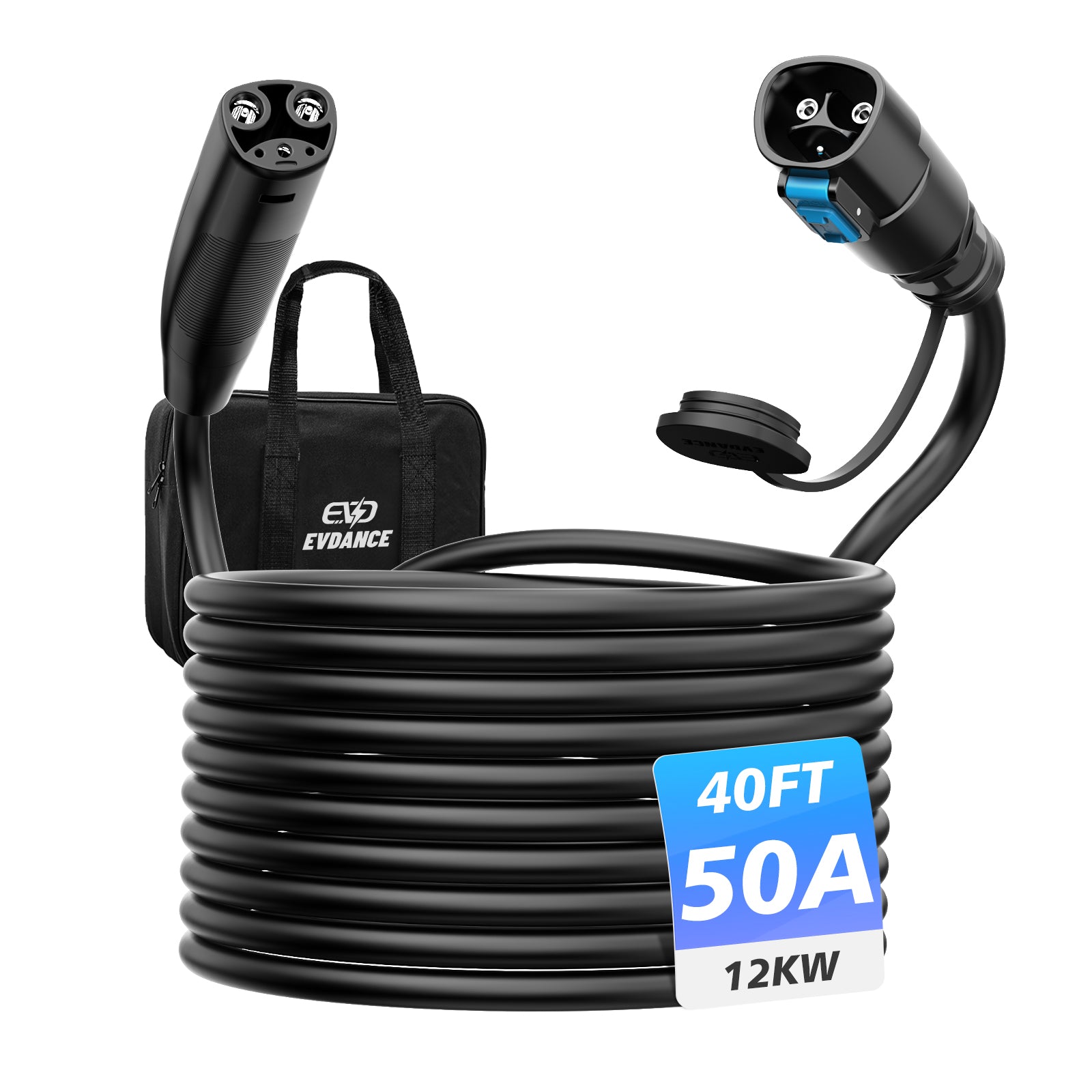 EVDANCE 50A Tesla EV Charging Extension Cable/Cord