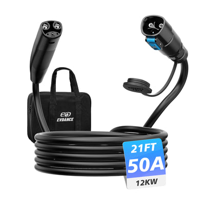 EVDANCE 50A Tesla EV Charging Extension Cable/Cord