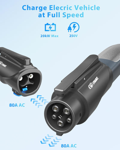Tesla to J1772 Charging Adapter max spped 20KW/H