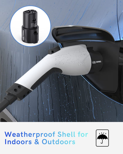 SAE J1772 to Tesla Charging Adapter 80 Amp/ 240V - EVDANCE