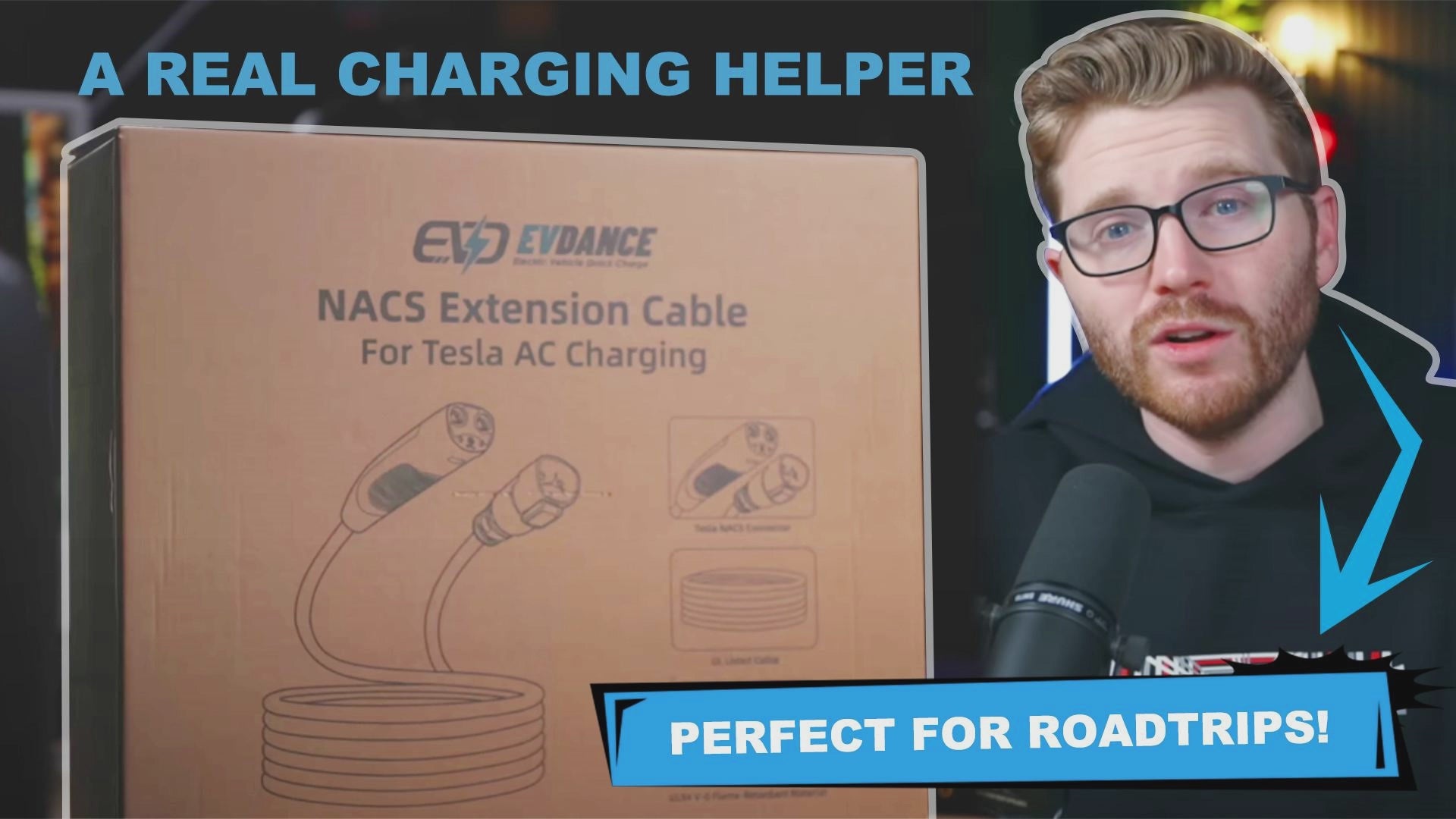 Charger la vidéo: Robert explaining the EVDANCE Tesla Extension Cords