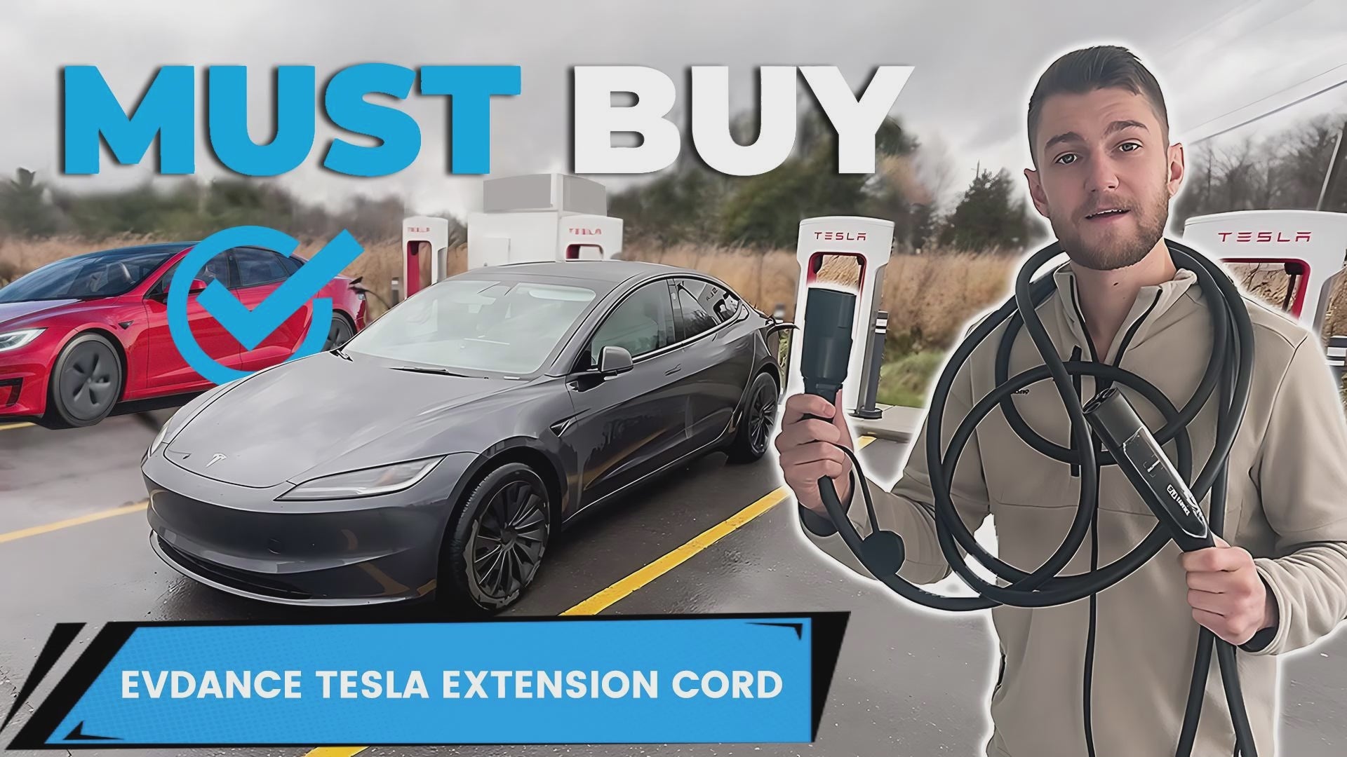 Charger la vidéo: Sometimes I want to park my car a little bit farther in my driveway, but it doesn’t end up reaching. So this is the product that’s really going to help solve that problem.